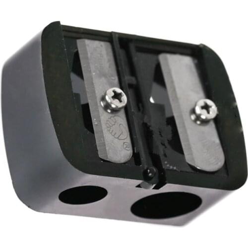 Universal Points Dual Cosmetic Eyebrow Pencil Sharpener Apontador Quadrado para Lápis Santa Clara