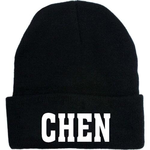 KPOP Exo Periphery Line Velvet Knitting Hats Winter Antifreeze Sun Hat 2020 Head Portrait Hats Unisex Solid Hip-hop Sport Cap