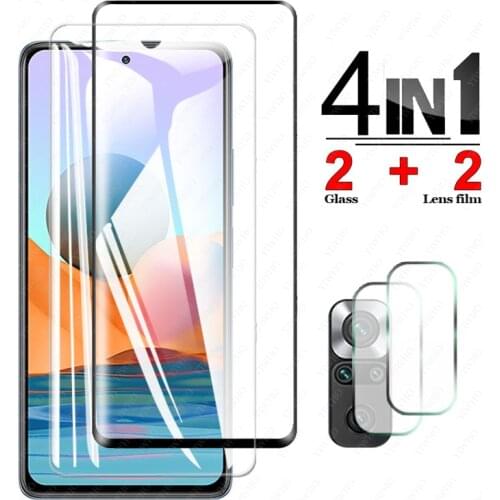 Protective Camera Lens Glass For Xiaomi Redmi note 10 pro M2101K6G Screen Protector note10pro 10pro max Tempered Glass 10s Film