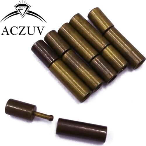 500Pcs Antique Bronze Metal End Caps Clasps Fits 2mm 3mm 4mm 5mm 6mm 8mm Round Leather Cord for DIY Jewelry Findings LBC004