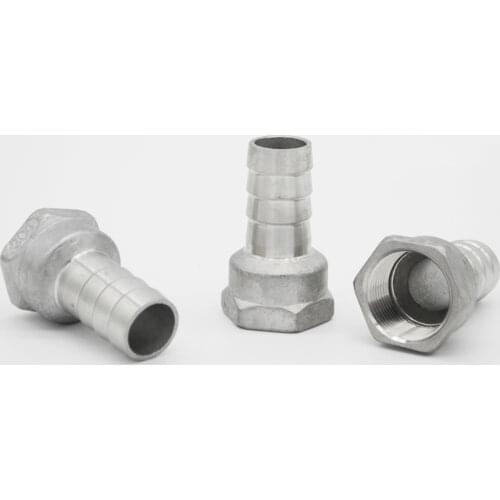 1/4" 3/8" BSP Female 6/8/10/12/15/16/ Hose Barb Hosetail Pipe Fitting Coupler 304 Stainless Water Gas Oil
