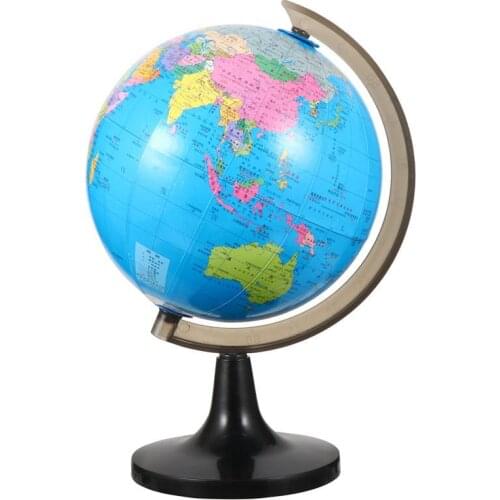 1pc Educational World Globe with Stand Adults Desktop Geographic Globes
