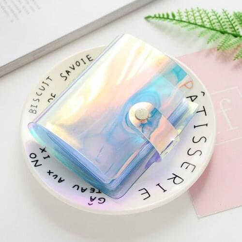 1pc Portable 20 Bits Credit Cards Holder Business Card Organizer Women Girls Card Holder Wallet Pouch ID Card Holder