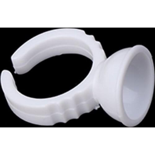100Pcs Disposable Permanent Makeup Ring No Divider Tattoo Ink Pigment Holder Cup RXJC
