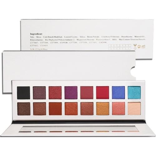 5 Pieces Square Christmas Eyeshadow Palette Private Label Makeup Vegan Cosmetics Makeup Custom Eye Shadow Wholesale