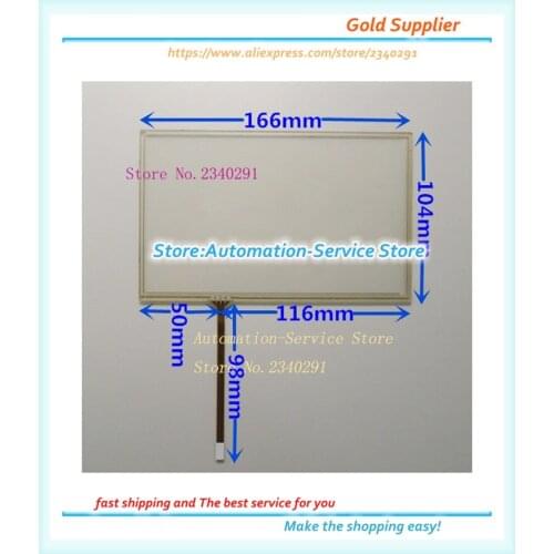 7.1 Inch Touch Screen For Car Navigation Screen Video Interphone Industrial Touch Panel 166*104