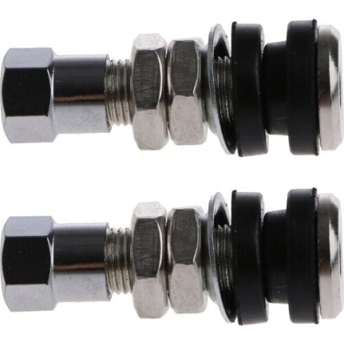 A5KD 1 Pair Tire Wheel Valve Tubeless No Tube Stem Motorcycle Car Bike ATV Bicycle