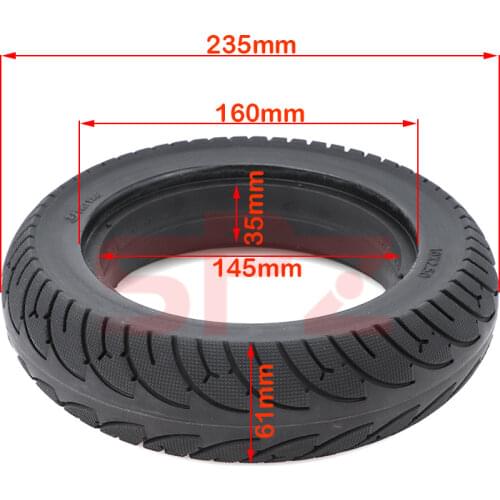 Suitable for 8/10 inch electric scooter electric scooter solid tire 10x2.50 solid wheel tire tire inflation free accessories