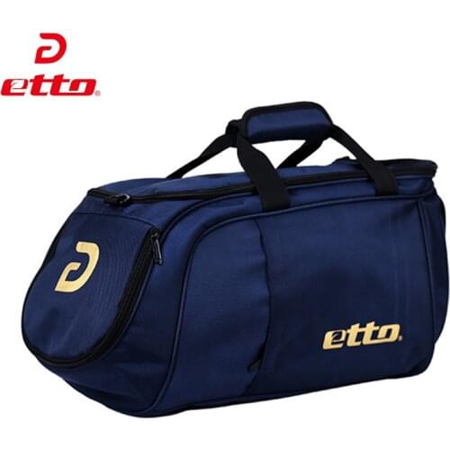 Etto Men Sports Training Bag for Football Team Uniforms and Shoes Nylon Gym Bag for Bodybuilding Women Outdoor Travel Bag HAB301