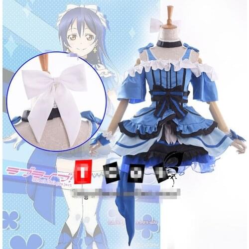 Love live UMI SONODA kira kira sensation cosplay costume party dress Hallawoon uniform Free Shipping