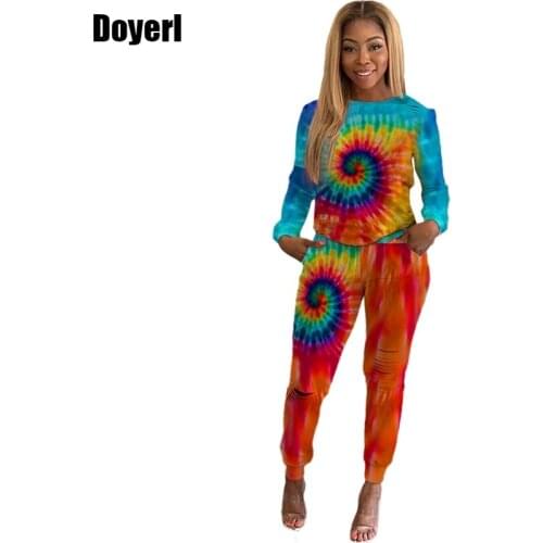 Print Two Piece Set Tracksuit Women Festival Clothing Top and Pants Sweat Suits Casual 2 Piece Set Women Matching Sets Outfit