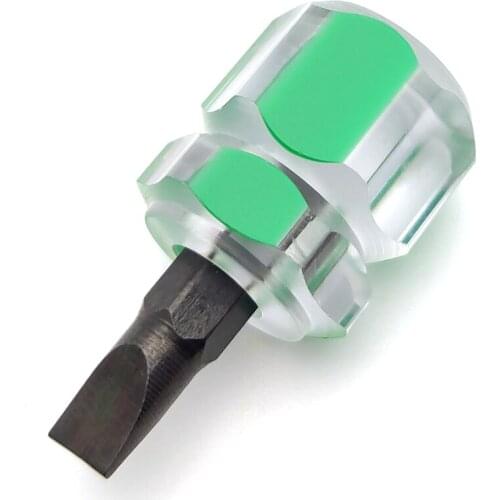 Hot Screwdriver Kit Set Mini Small Portable Radish Head Screw Driver Transparent Handle Repair Hand Tools Repair Precision Car