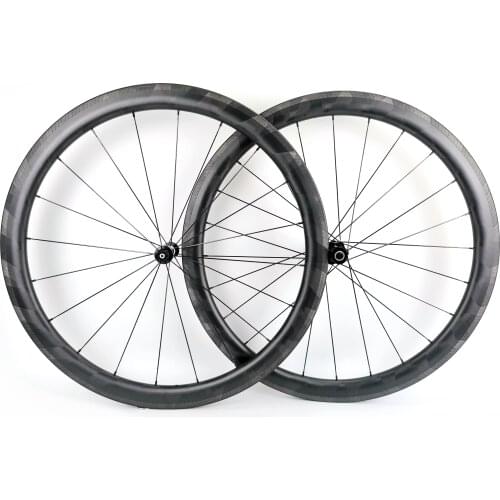Lightweight version carbon wheels 45mm depth 26mm width clincher/Tubular Road bike carbon wheelset with special brake surface