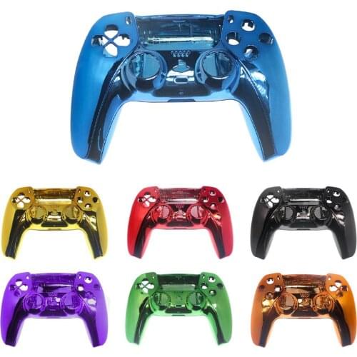 Replacement Shell DIY Housing Case Accessory For PS5 Controller Controller Protective Case Cover Handle Electroplating Games