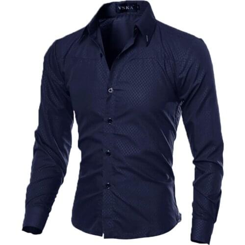 THINKTHENDO Men's Dress Shirts