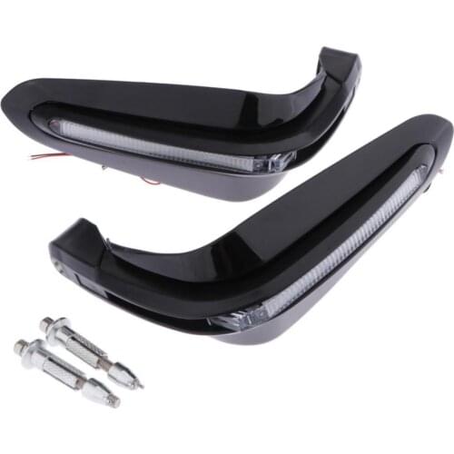 Universal LED Handguards Turn Signal Indicators for Motorcycle Quad Bike Scooter Motorcross