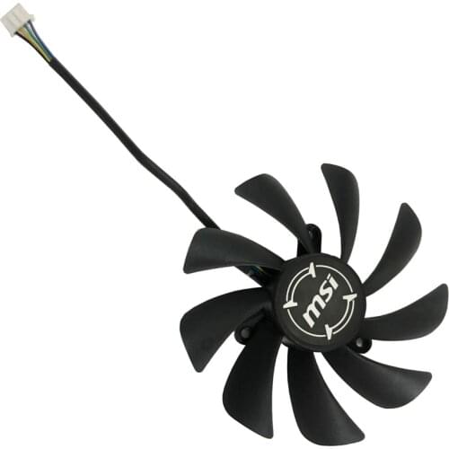 XY-D10015SH Graphics Cards Fans For MSI GeForce RTX 2060 AERO ITX 6G RTX 2070 AERO ITX 8G GTX 1650 GTX 1660 Ti Cards Cooling