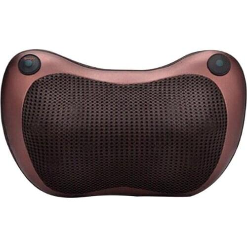 VODOOL Relaxation Massage Pillow Vibrator Electric Heating Neck Shoulder Back Pain Infrared Therapy Massager Pillow For Car Home