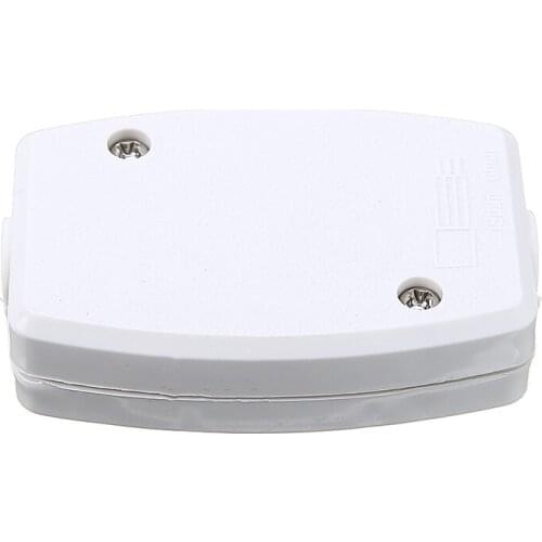 13A 3 Terminal In-Line Connector Case 250V Mains Electric Cable Flex Joiner For Cable Rated From 3A Up To 13A