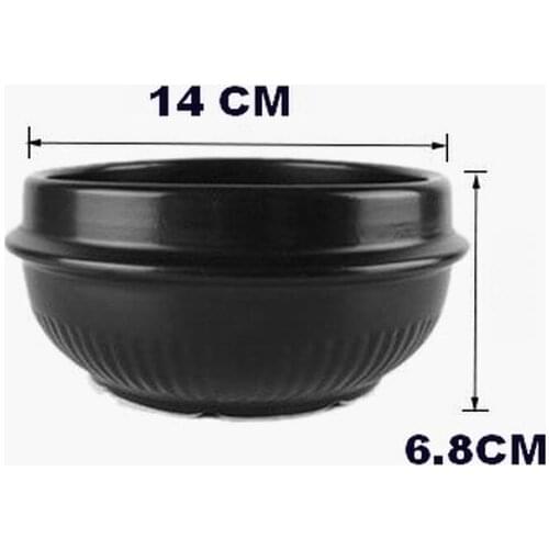 16PCS/lot S/M/L Classic Korean Cuisine Sets Dolsot Stone Bowl Pot for Ceramic Soup Ramen Bowls No Tray