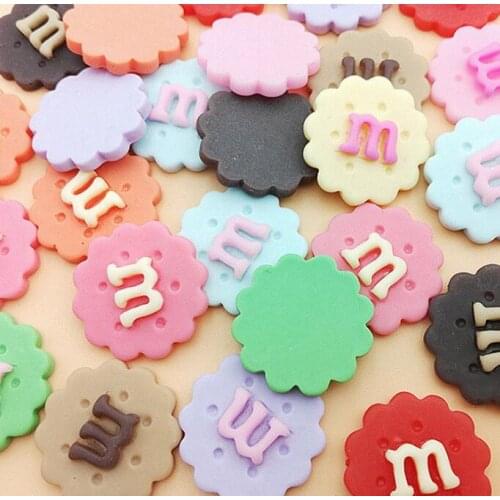 20pcs/pcs M Bean Biscuit Play Food Flat back Cabochon for Phone Deco Scrapbooking DIY Embellishments Accessories