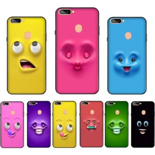 3D funny face Phone Case For OPPOa92020 Case For RealmeC3 6Pro 6 Reno2z Silicone Soft TPU Cool Phone Shell Coque