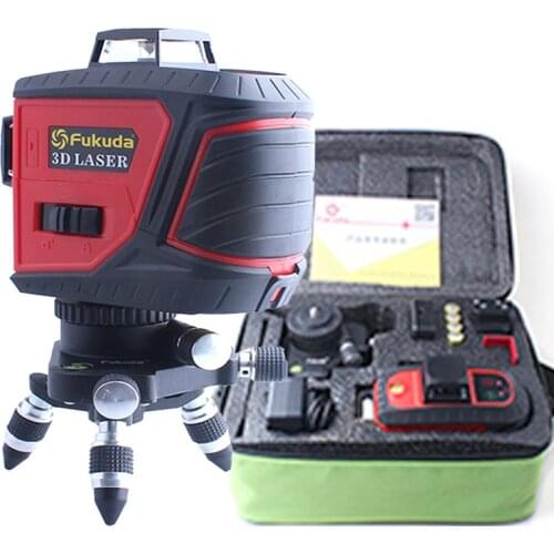 3D MW-93T 12Lines Laser Levels Self-Leveling 360 Horizontal And Vertical Cross Super Powerful Green/red Laser Beam Line
