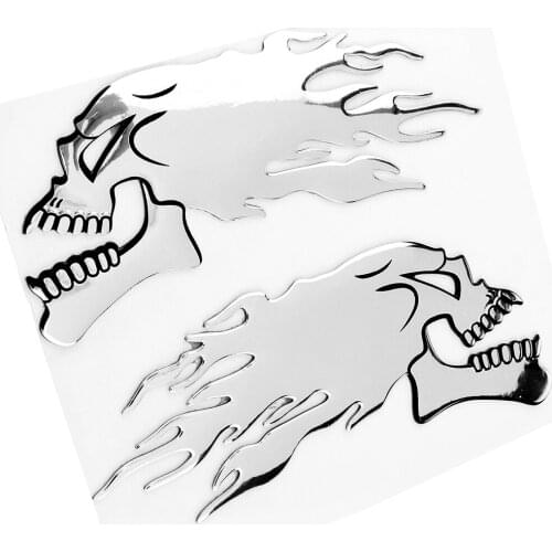 3D Motorcycle Decal Gas Oil Fuel Tank Pad Protector Skull Universal for Honda Yamaha Suzuki