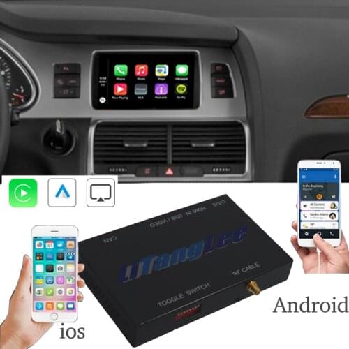 Car Camera Carplay Decoder Adapter For Audi Q7 SQ7 4L MMI 2G 3G Mirror Link Display Android Auto Play 360 BirdView