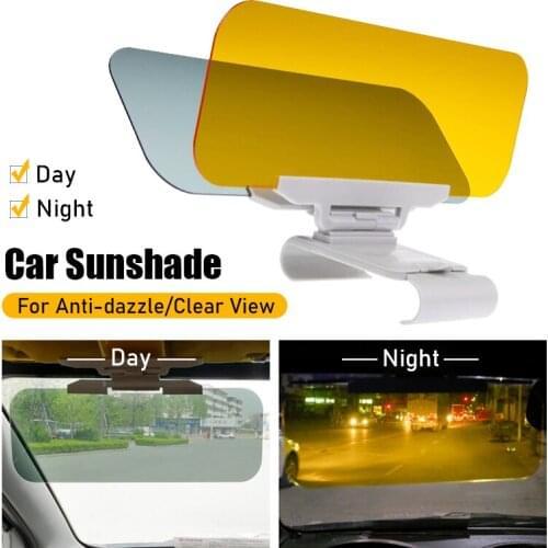 Car goggle Day Night Anti-dazzle Car Sun Visor HD Dazzling Goggles Driving Mirror UV Fold Flip Down HD for Clear View Visor