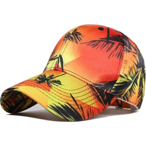 Print Cotton Casquette Baseball Cap Adjustable Snapback Hats for Men and Women 19