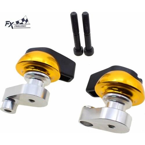 FXCNC Aluminum Motorcycles Frame Sliders Crash Pad Cover Falling Protector Protective Guard For Suzuki GSXR1000 K7 2007 - 2008