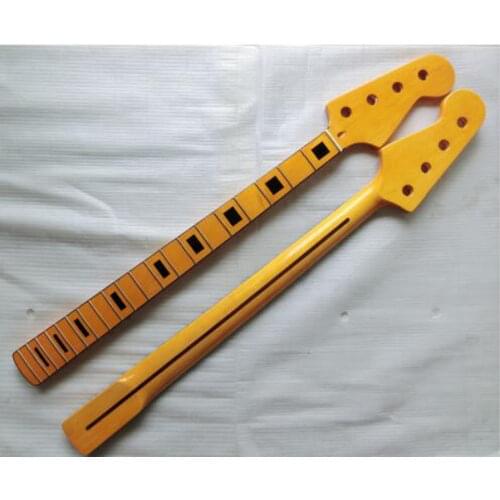 1pc Golss finish Vintage tint color 20 fret 42mm nut Canadian Maple P bass neck