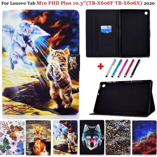 Kawaii Protective Case for Lenovo Tab M10 M 10 FHD Plus TB-X606X TB-X606F 10.3 Inch Funda for Tablet Lenovo Tab M10 Plus Cover
