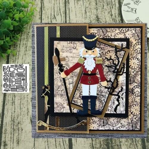 Metal cutting dies soldier cut die mold decoration Scrapbook paper craft knife mould blade punch stencils