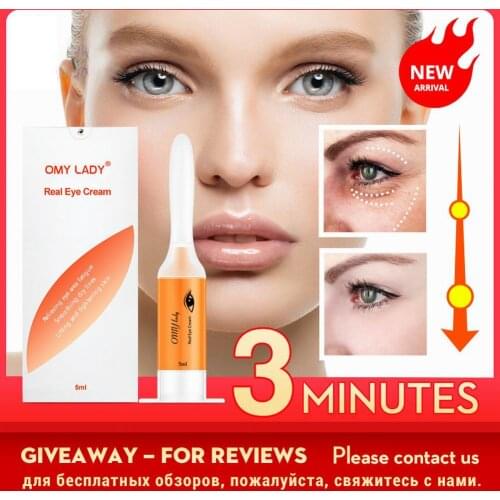 Instant Eye Cream Firming Moisturizing Anti Puffiness Aging Wrinkles Remove Dark Circles Moisturizing Skin Care Korean Cosmetics