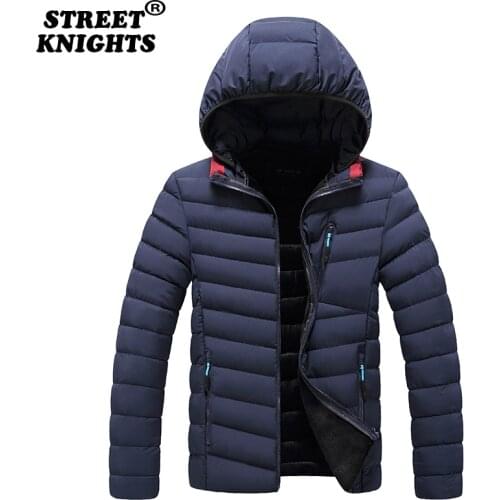 Men 2021 Winter Brand New Casual Warm Thick Waterproof Jacket Parkas Coat Men New Autumn Outwear Windproof Hat Parkas Jacket Men