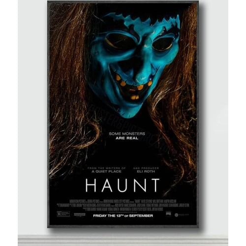 NJ086 Haunt Movie 4 Silk Posters and Prints wall art Art Poster Home Decor