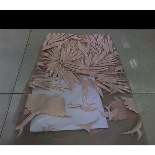 2018 Latest French Nigerian Lace Fabrics High Quality Tulle African Laces Fabric Wedding dress African French Tulle Lace XC8-41