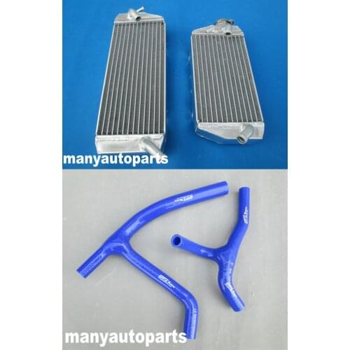 Fit FOR KAWASAKI KXF450 KX 450F KX450F 06 07 08 2008 2006 2007 radiator +BLUE Y hose