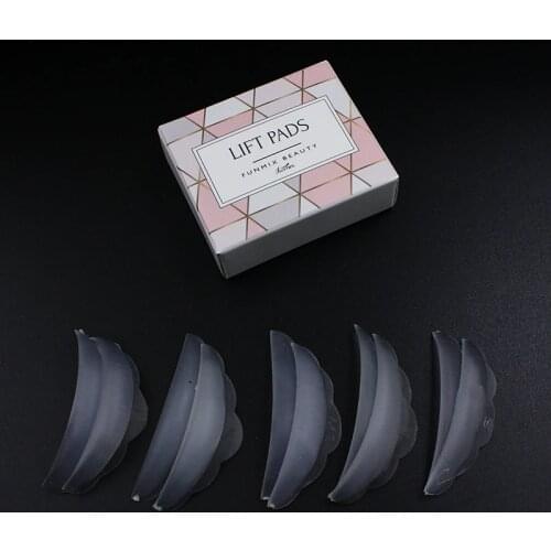5Pair/box Silicone Eyelash Perm Pad Recycling Lashes Rods Shield lifting 3D Eyelash Makeup Accessories Applicator Tools