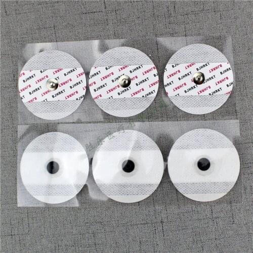 50pcs/pack ECG Machine Accessories Non-woven ECG Lead Electrode Disposable Electrode Patch