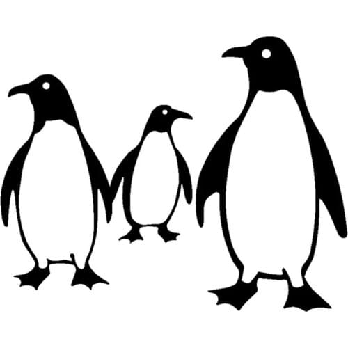Penguin Family Carbon Steel Cutting Dies DIY Scrapbooking Photo Album Embossing Paper Cards Making Stencil Decorative