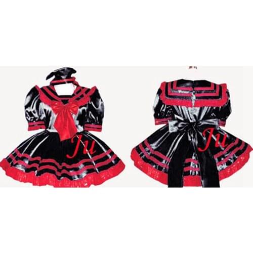 Sissy Maid Fashion Dress Lockable Uniform Cosplay Costume Tailor-made[CK774]