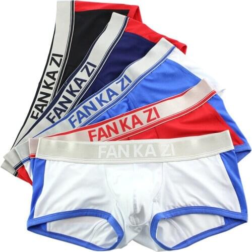 Sexy Mens Underwear Boxer Shorts Big Penis Pouch Cotton Boxershorts Breathable Boxers Trunks Swimwear Nightwear Cueca Masculina