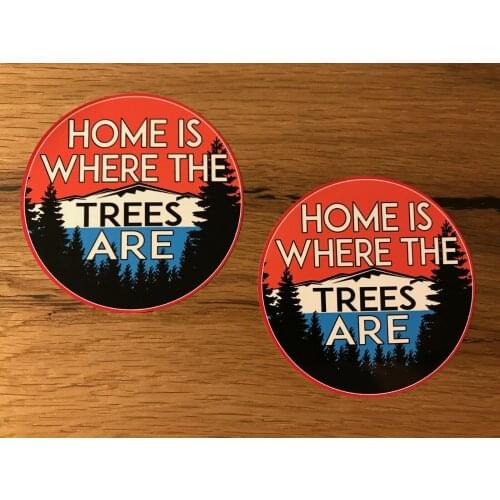 Hiking Sticker Nature Mountains Forest Offroad 4x4 Terrain SUV 4WD