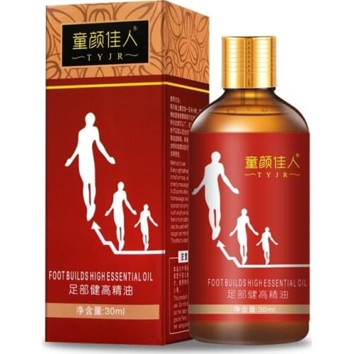 Health Care Natural Bone Growth Height Increasing Fast Grow Taller Foot Increasing Height Growth Essential Oil