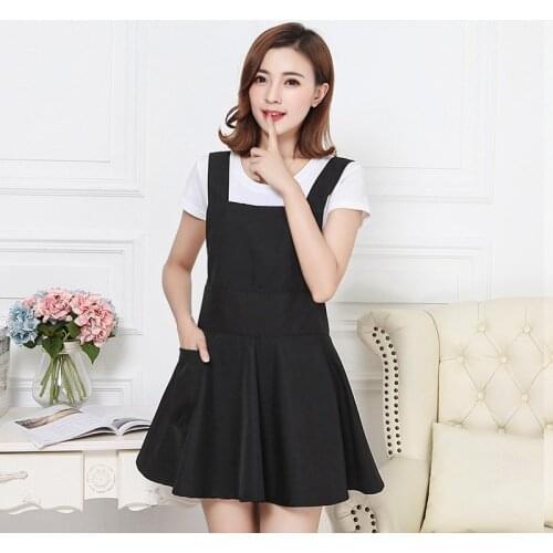 Restaurant Flower Nail Shop Tea Coffee Shop Waitress Apron Dress Women Lady Bar Princess Work Kitchen Cooking Aprons Sexy Waiter