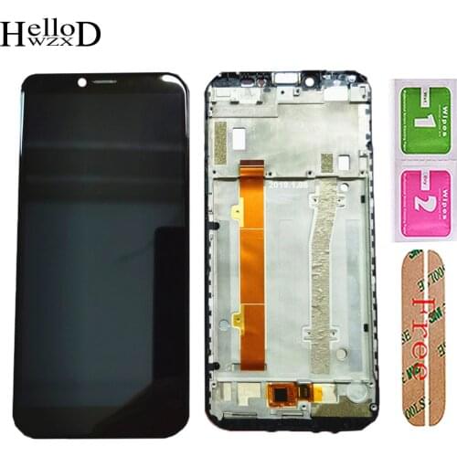 Mobile LCD Display For Alcatel 1S 2019 5024 OT5024D LCD Display Touch Screen Front Glass Sensor Digitizer Panel Tools + Frame