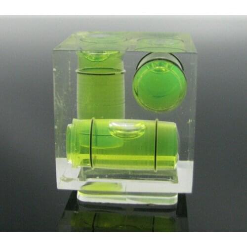 QASE Square Acrylic Spirit Mini Level Bubble Camera Bubble Level for Nikon Samsung Canon 1pcs